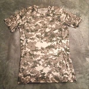 Nike Pro Hypercool fitted digital urban camo t-shirt